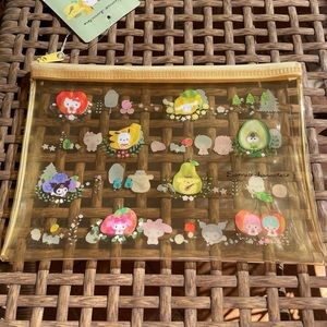 Sanrio clear zipper bag